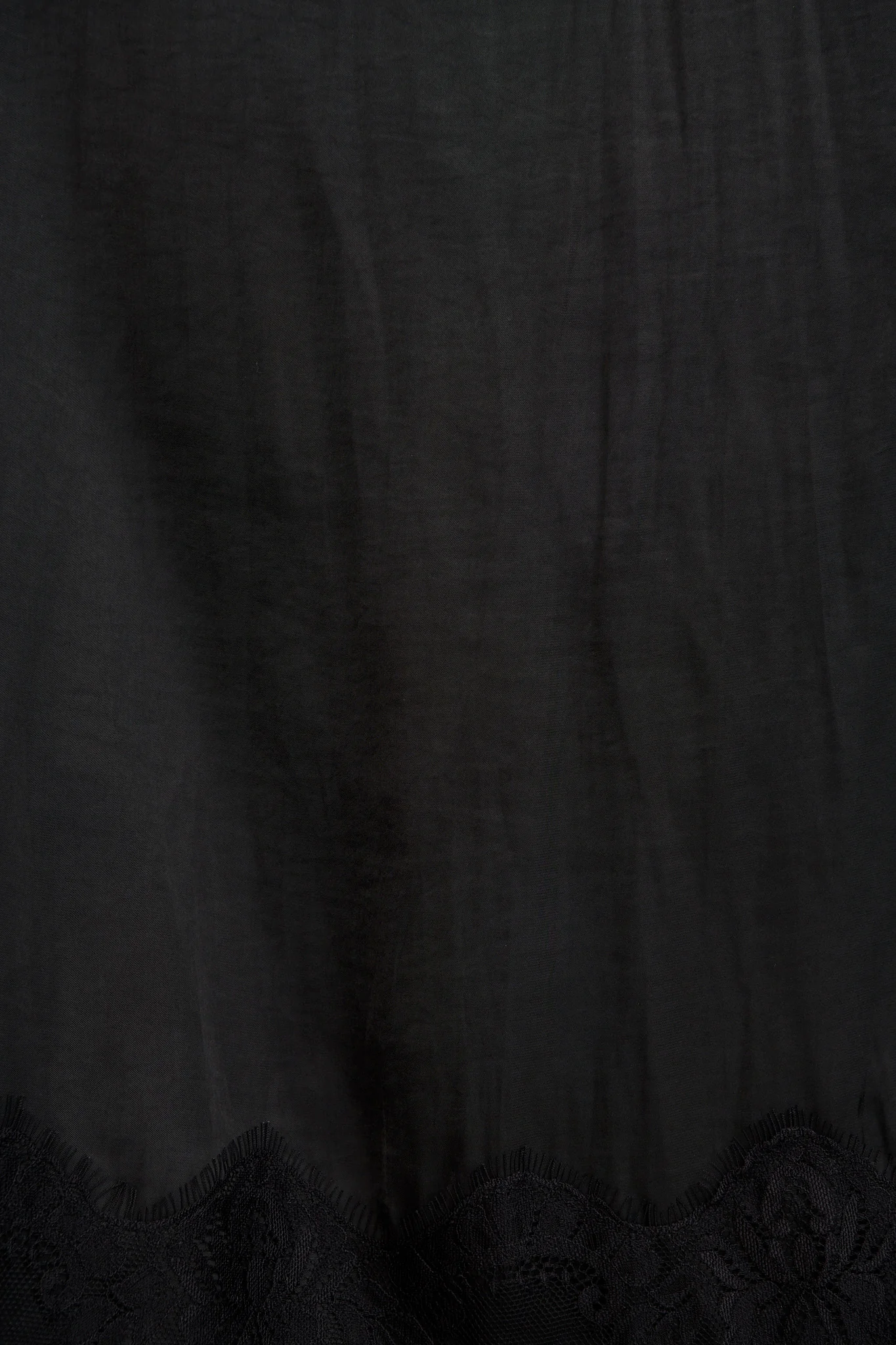 Best Yet Midi Skirt in Black Satin - Image 6