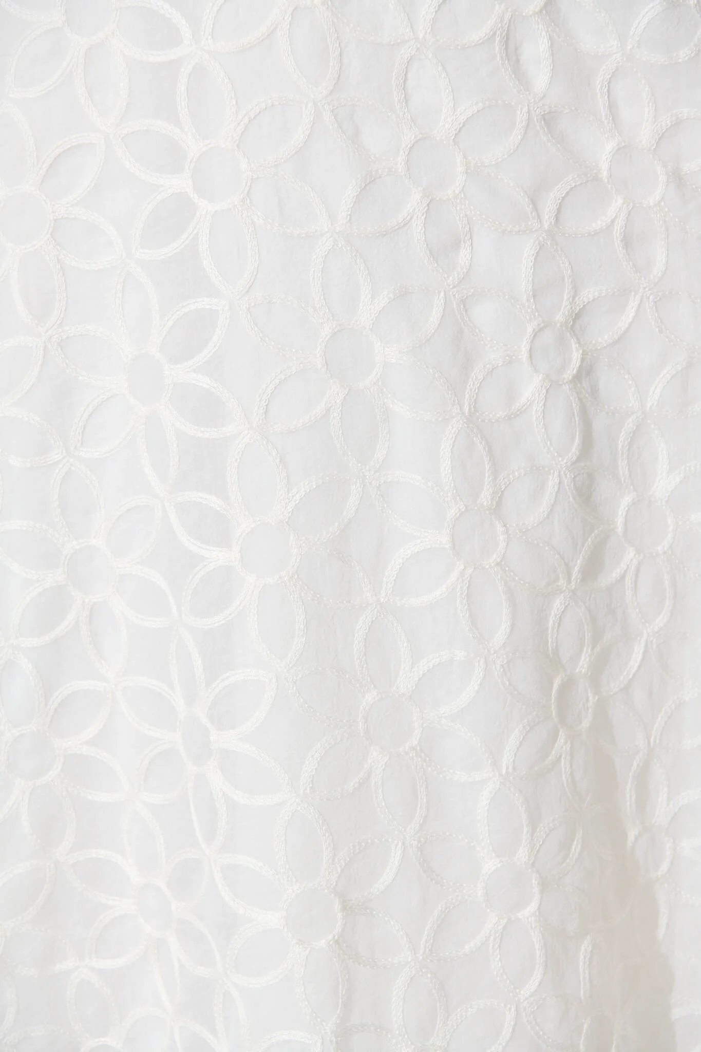 Countess Maxi Dress In White Embroidered Organza - Image 6